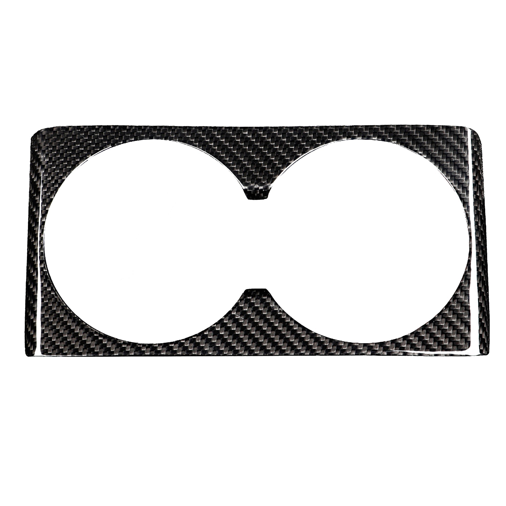 Real Carbon Fiber Front & Rear Cup Holder Covers for Tesla 2024+ Model 3 Highland
