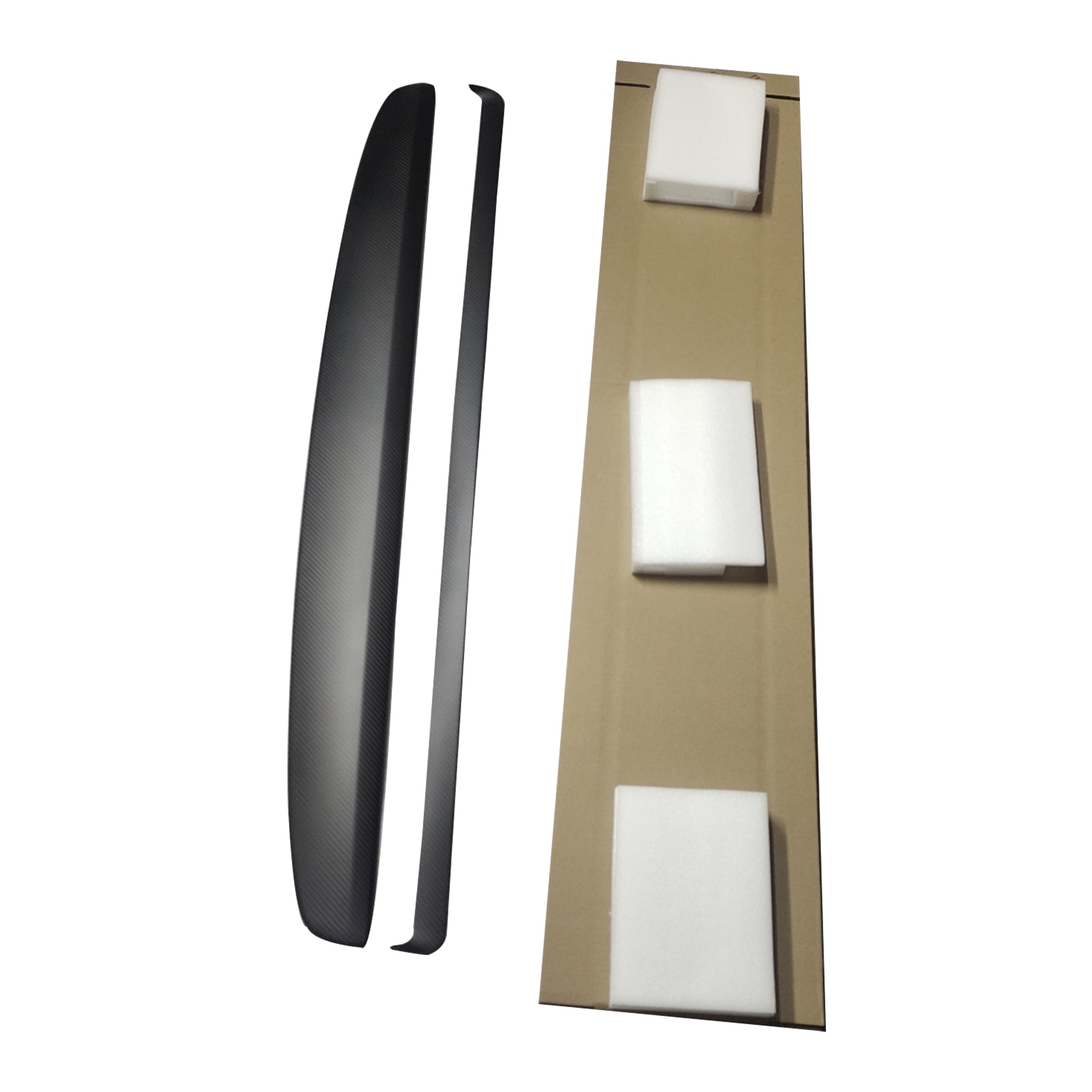 Package view of Carbon Fiber Dashboard & air vent Overlays for New Tesla 2024+ Model 3 Highland (Stick-on type)