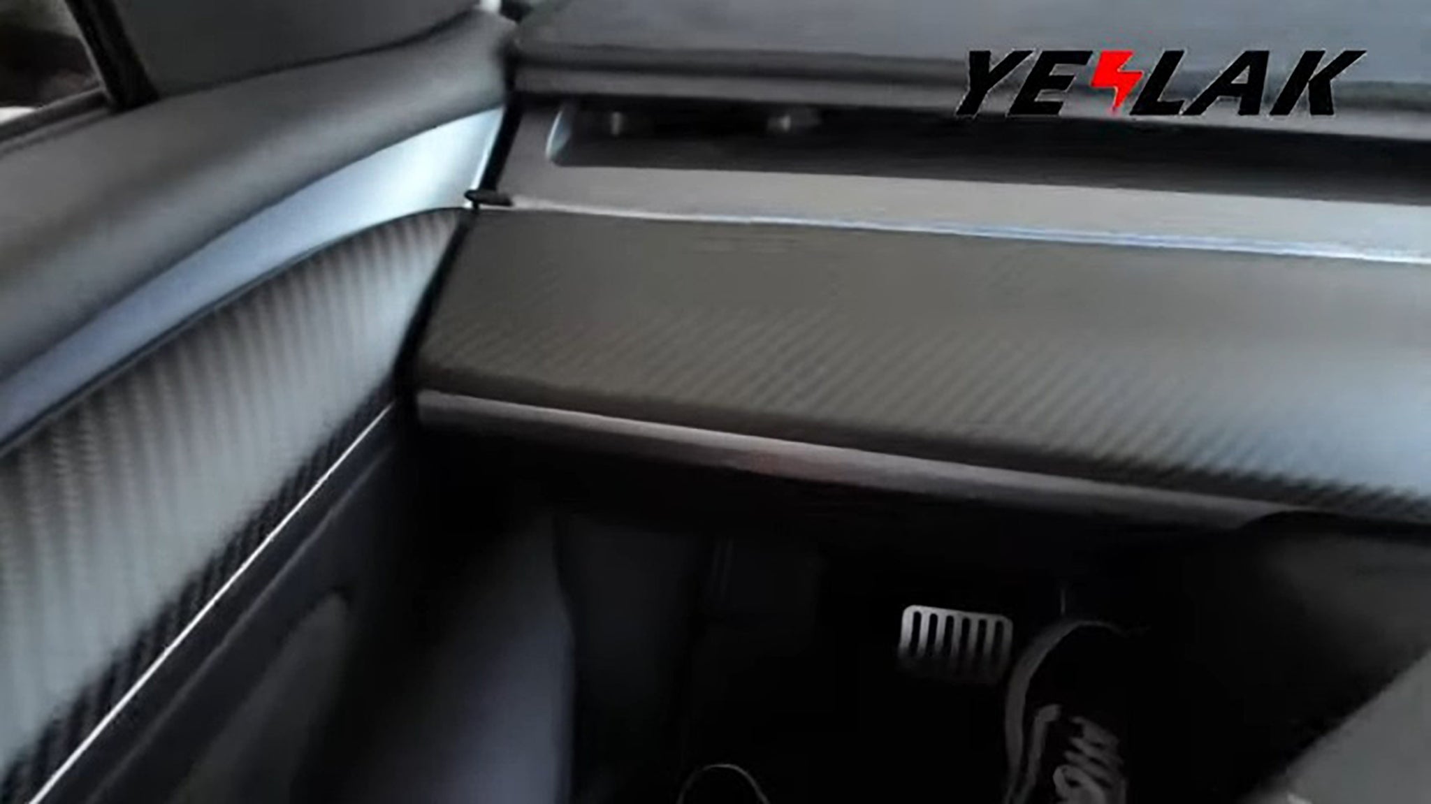 Teego Tesla Model 3/Y Dry Carbon Fiber Dashboard Cover | OEM Fit, UV-Resistant