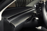 Teego Tesla Model 3/Y Dry Carbon Fiber Dashboard Cover | OEM Fit, UV-Resistant
