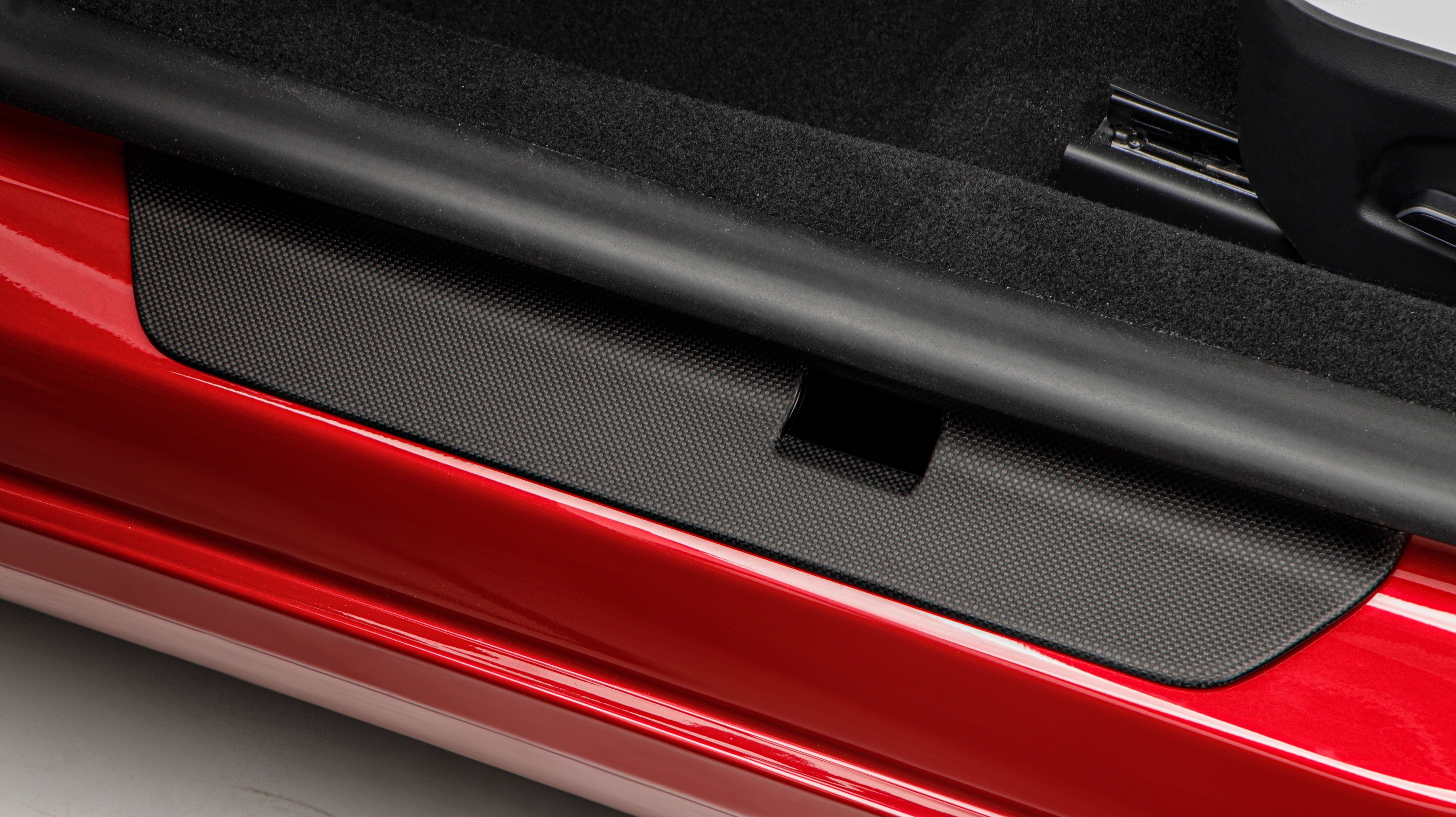 Tesla Model 3/Y Real Carbon Fiber Door Sill Covers
