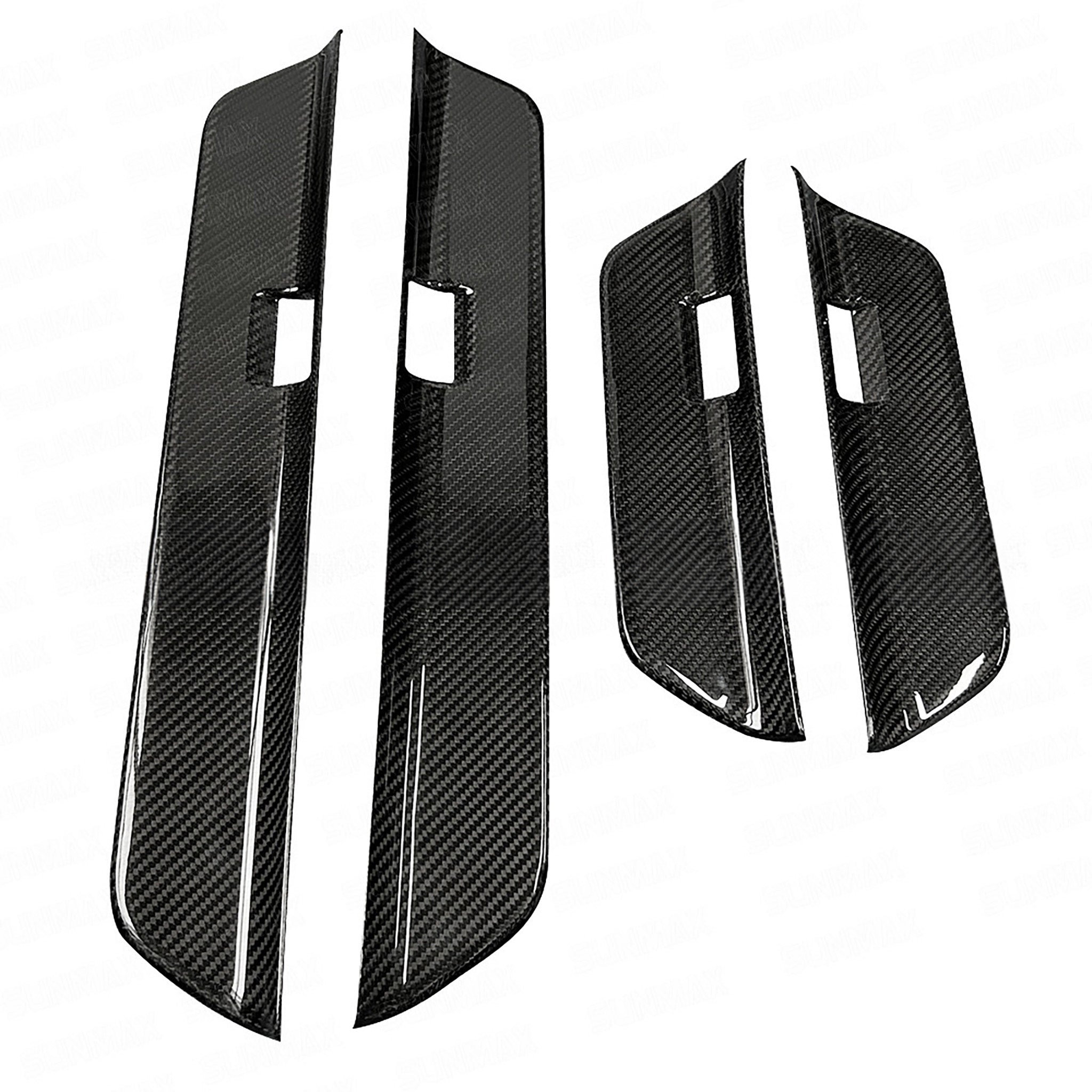 Tesla Model 3 Carbon Fiber Door Sill Covers protector(4 pcs)