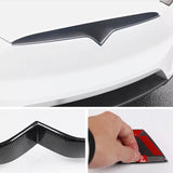 Real Carbon Fiber Front Bumper Inlay For Tesla Model X 2017-2026 | Teego
