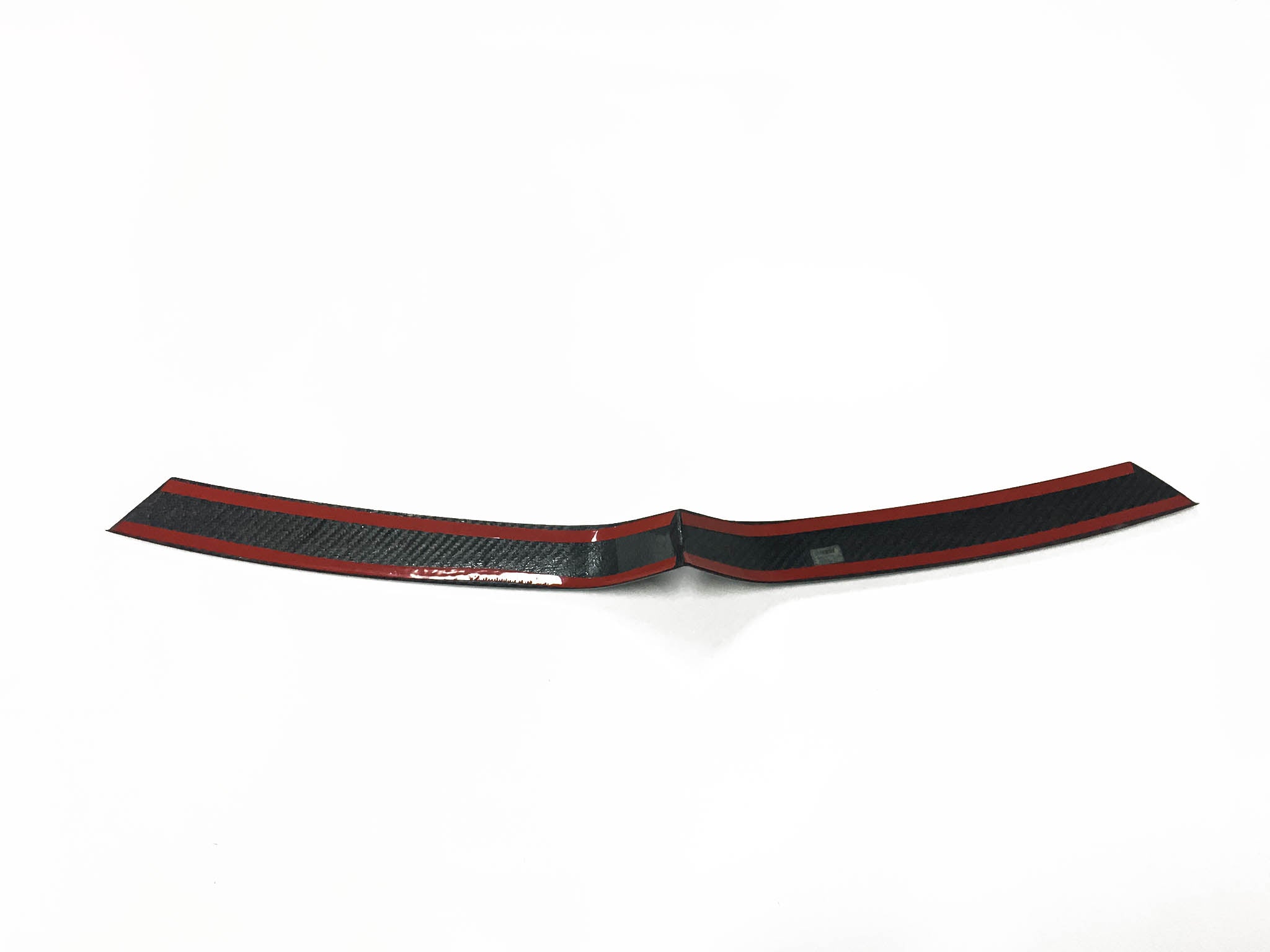 Real Carbon Fiber Front Bumper Inlay For Tesla Model X 2017-2026 | Teego