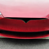 Tesla Model S Carbon Fiber Front Bumper Inlay | High-Gloss OEM Style Upgrade 2016-2025