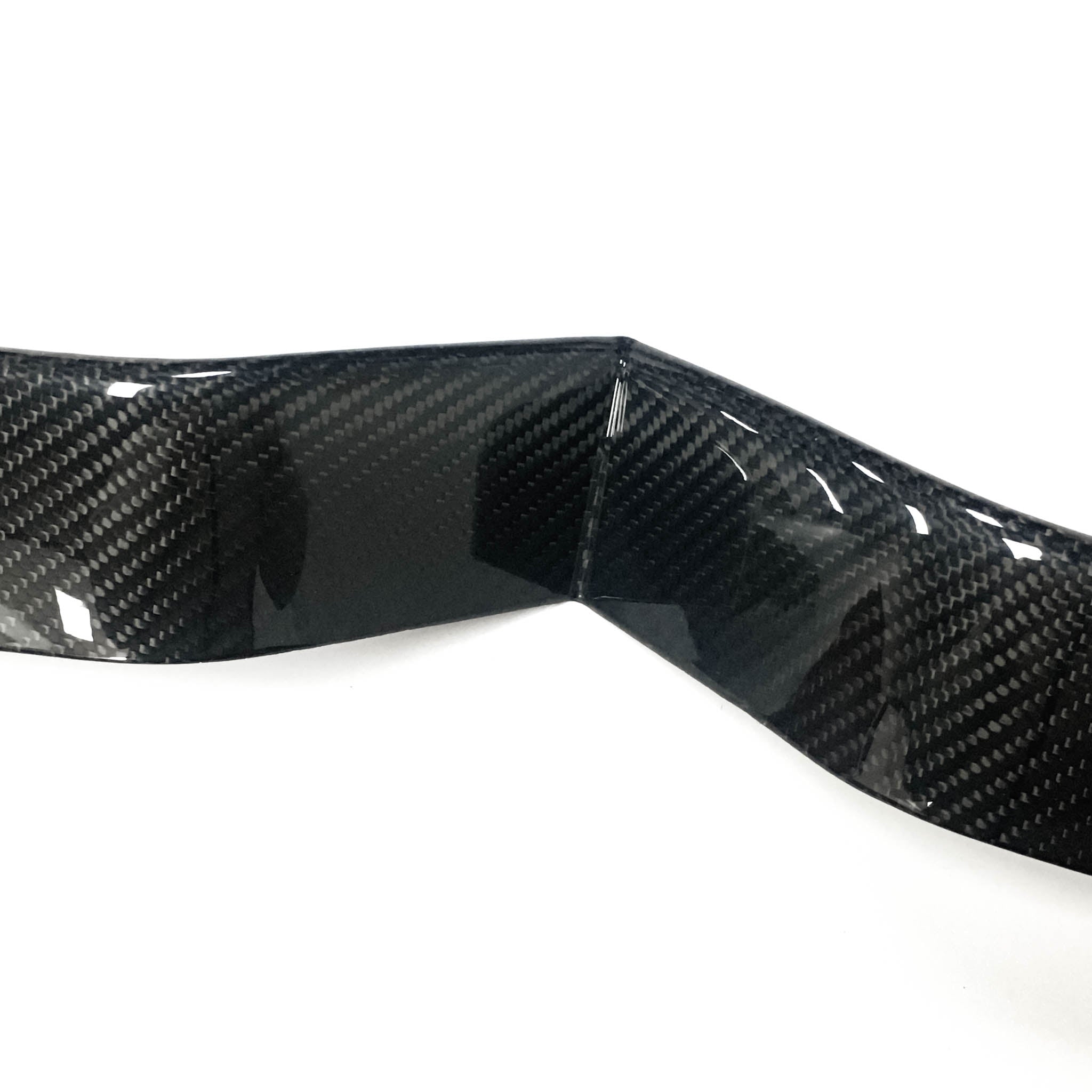 Real Carbon Fiber Front Bumper Inlay For Tesla Model X 2017-2026 | Teego