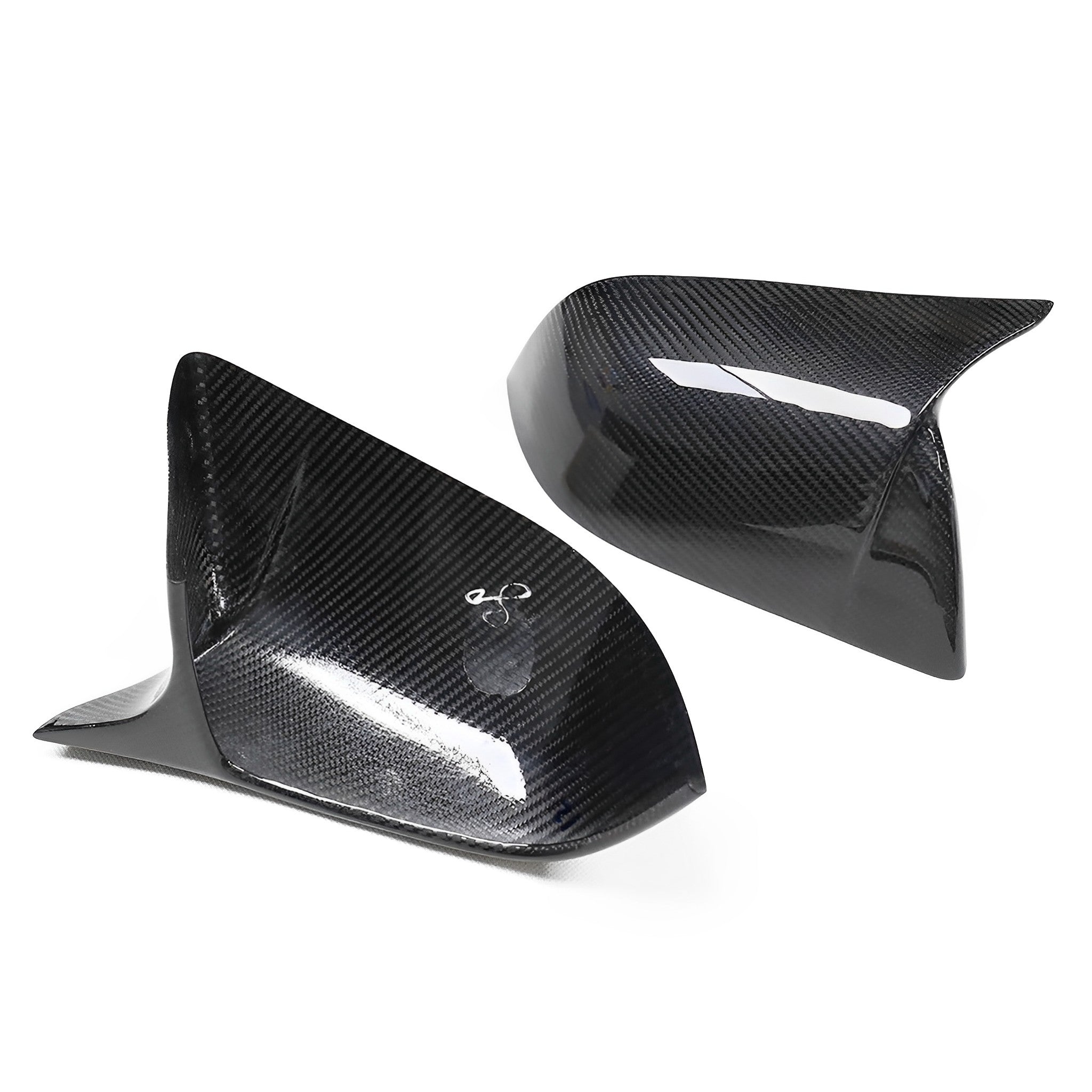 Rear Carbon Fiber Mirror Caps For Tesla Model 3 & Y by Teego