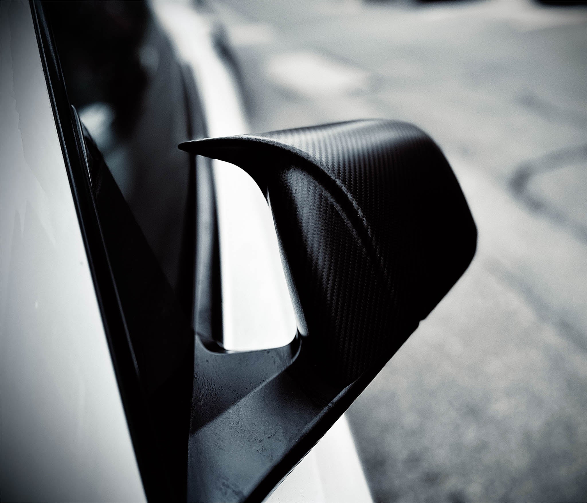 Premium Carbon Fiber Mirror Caps for Tesla Model S & X | Genuine Molded Racing Design 14-26
