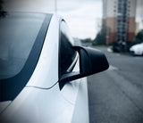 Real Carbon Fiber Mirror Caps For Tesla Model 3 / Y & 2024+ Model 3 Highland