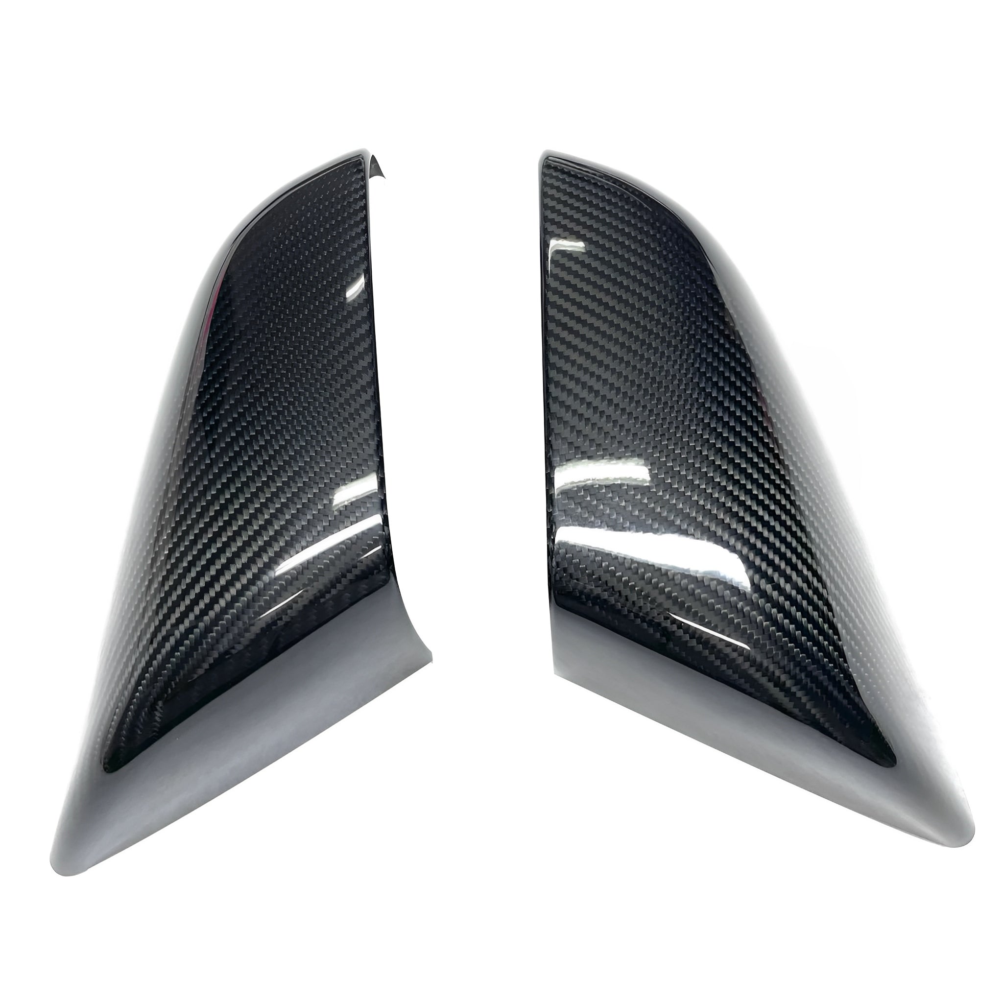 Real Carbon Fiber Mirror Covers For Tesla Model S Pre-refresh & Newer 2014-2026+