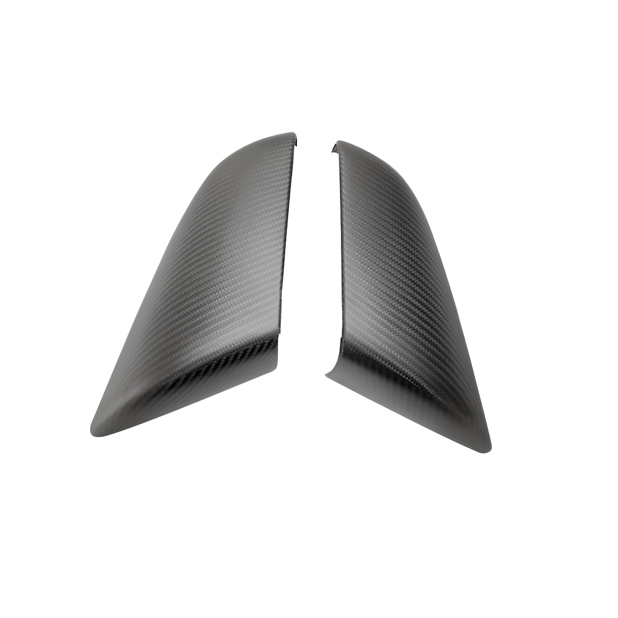 Real Carbon Fiber Mirror Covers For Tesla Model S Pre-refresh & Newer 2014-2026+