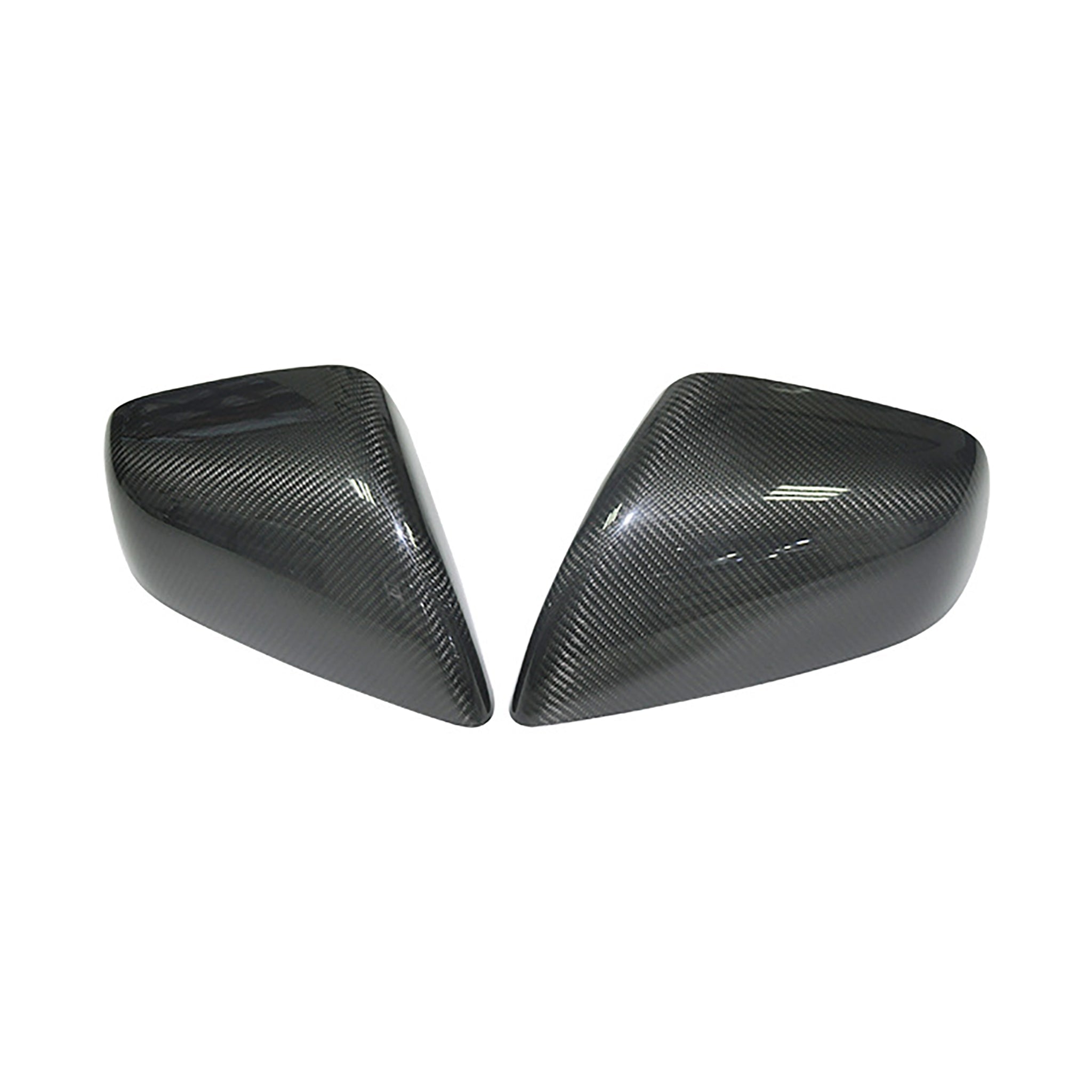 Real Carbon Fiber Mirror Covers For Tesla Model X 2016-2026