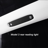 Tesla Model 3 Carbon Fiber Reading Light Cover