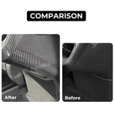 Tessgo Carbon Fiber Rear Center Console Base Cover for Model 3 & Model Y