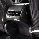 Tessgo Carbon Fiber Rear Center Console Base Cover for Model 3 & Model Y
