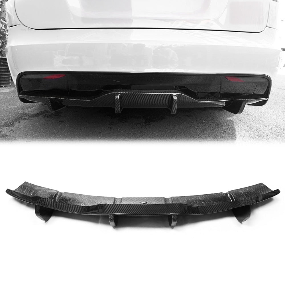 Bundle: Full Carbon Fiber Aero Kit for Tesla Model S (2021–2025) – Front Lip, Side Skirts, Rear Diffuser & Spoiler