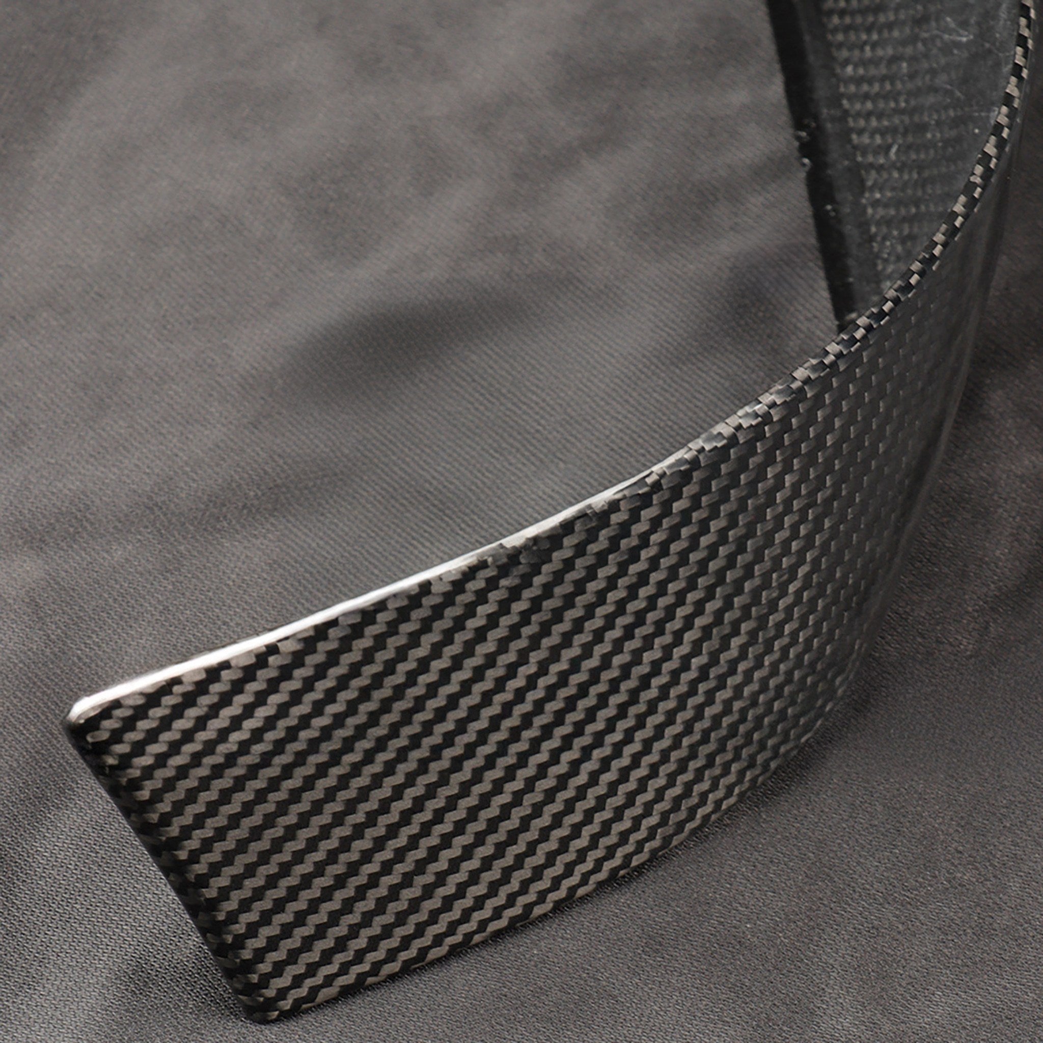 Real Carbon Fiber Rear Trunk Side Trim Cover for Tesla Model X