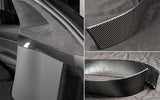 Real Carbon Fiber Rear Trunk Side Trim Cover for Tesla Model X