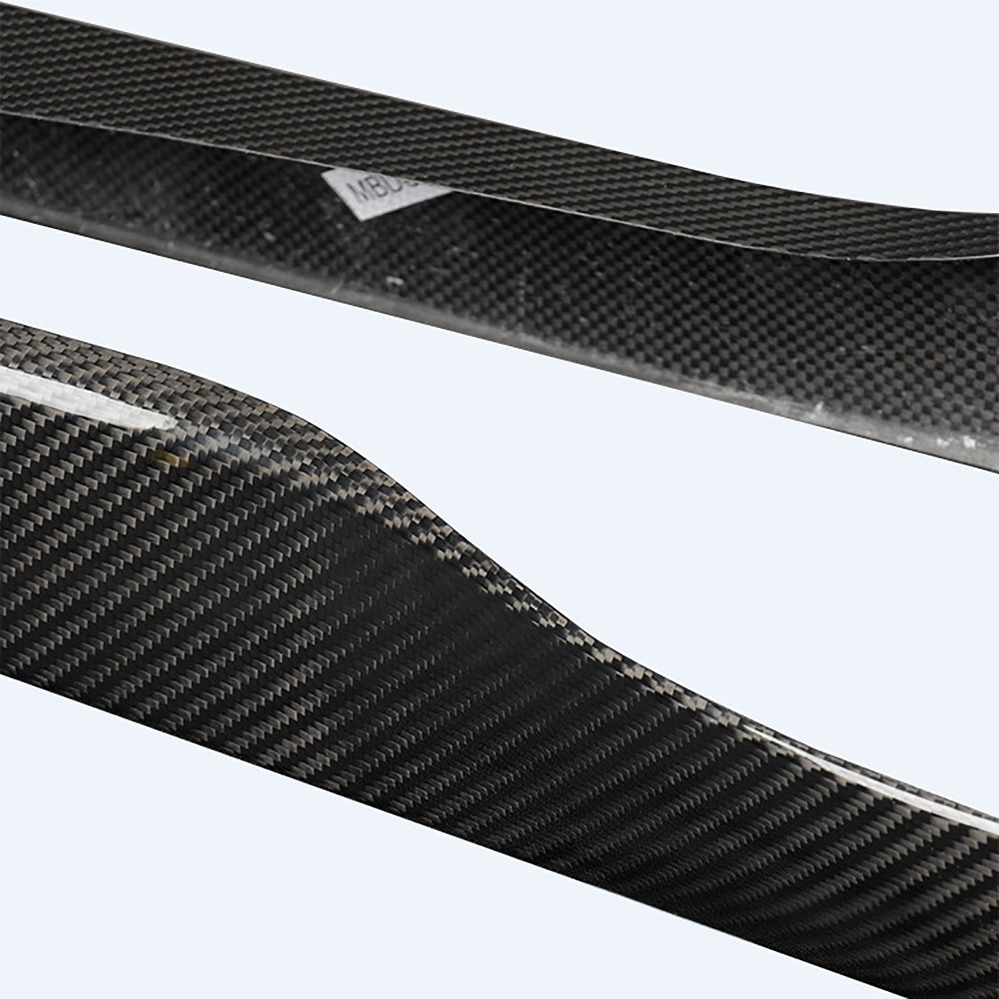 Real Carbon Fiber Rear Trunk Side Trim Cover for Tesla Model X