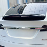 Premium Dry Carbon Fiber Wing Spoiler Overlay for Tesla Model X (2016–2025) – Sleek Sporty Upgrade by Teego