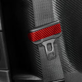 Tesla Model 3/Y red Carbon Fiber Seat Belt Covers