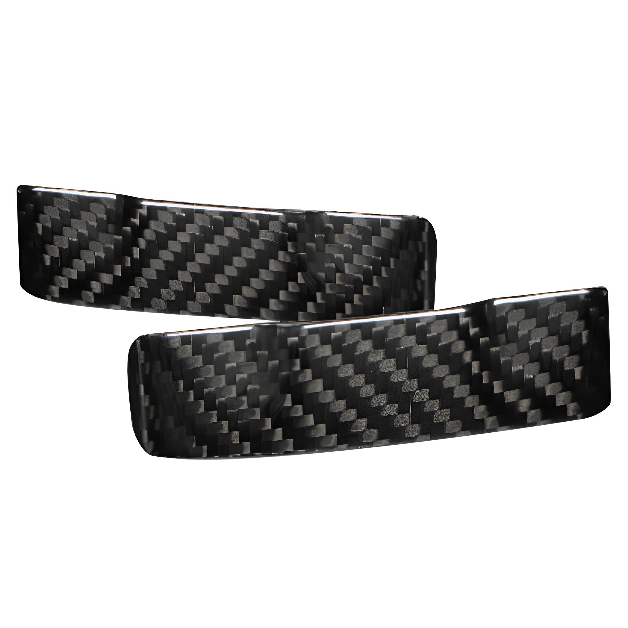 Tesla Model 3/Y glossy Carbon Fiber Seat Belt Covers