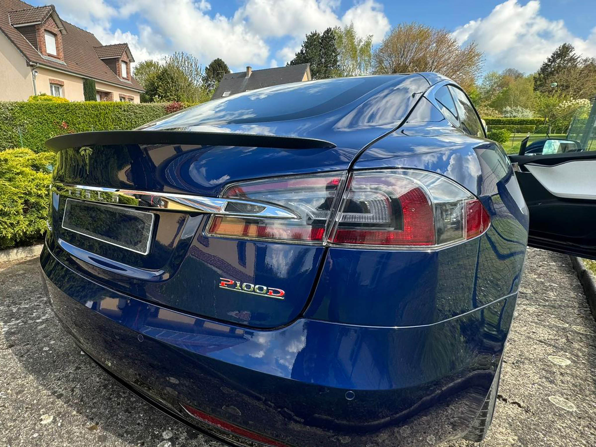 Real Carbon Fiber Spoiler For Tesla Model S 2016-2026+