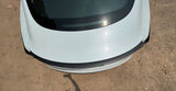 Top view of Tesla Model 3 Highland Matte Carbon Fiber Spoiler (Older Performance Style)