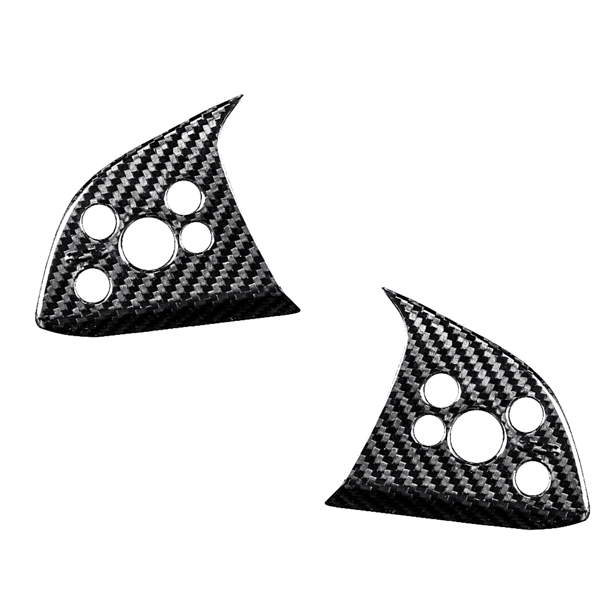 Tesla Model 3 Highland Carbon Fiber Steering Wheel Button Trim