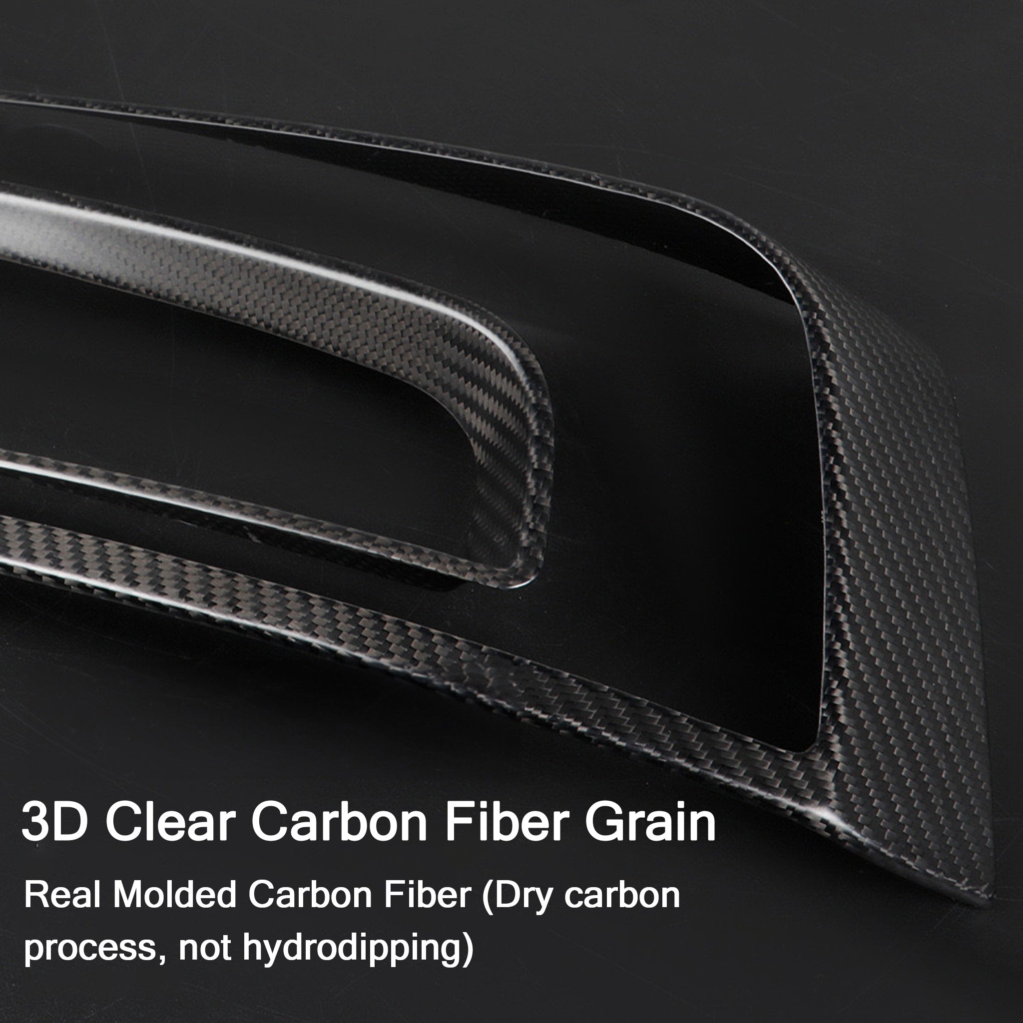 Tesla 2024+ Model 3 Highland Carbon Fiber Tail Light Accents – Sporty Rear Styling