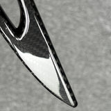 Real Carbon Fiber Trunk Chrome Trim For Tesla Model S 2015-2020