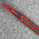 Real Carbon Fiber Trunk Chrome Trim For Tesla Model S 2015-2020