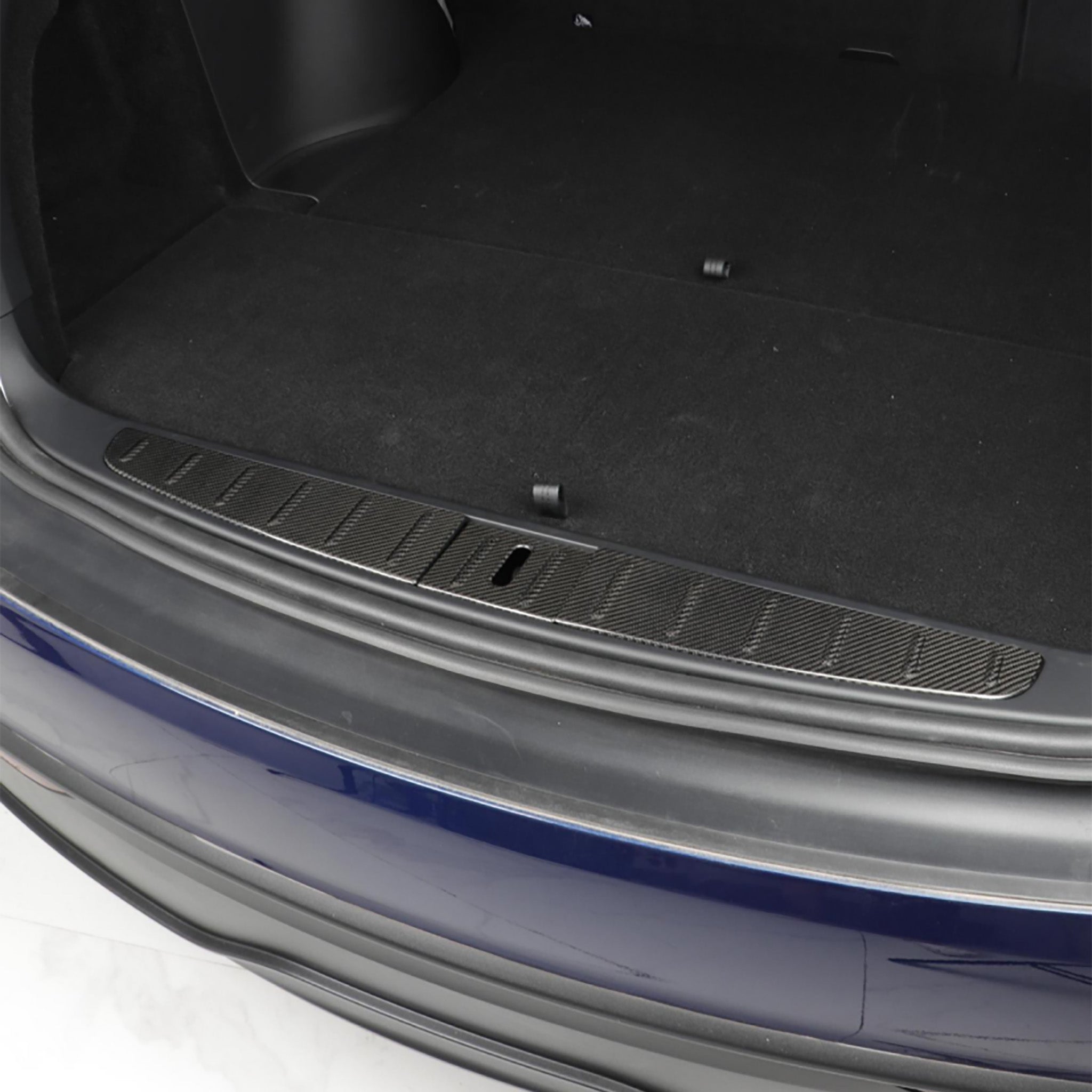 Real Carbon Fiber Trunk Sill Plates for Tesla Model X 2016-2025