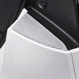 White Carbon Fiber Trunk Trim Cover for Tesla Model 3 Highland & Model Y Juniper