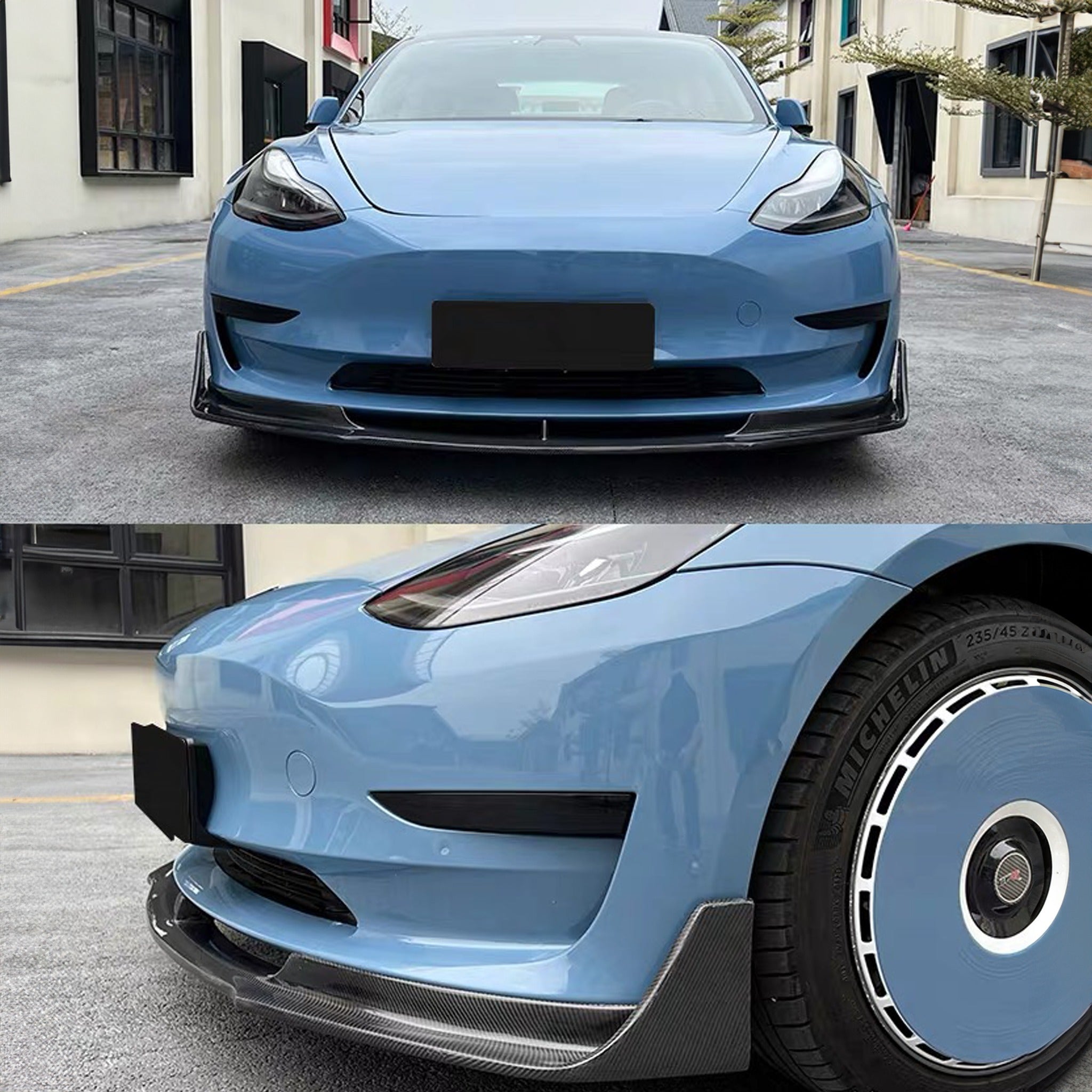 Teego V-Style Carbon Fiber Aero Kit for Tesla Model 3 (2017-2023)