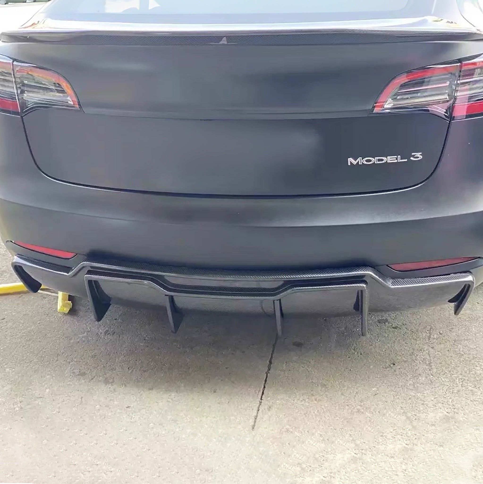 Teego V-Style Carbon Fiber Aero Kit for Tesla Model 3 (2017-2023)