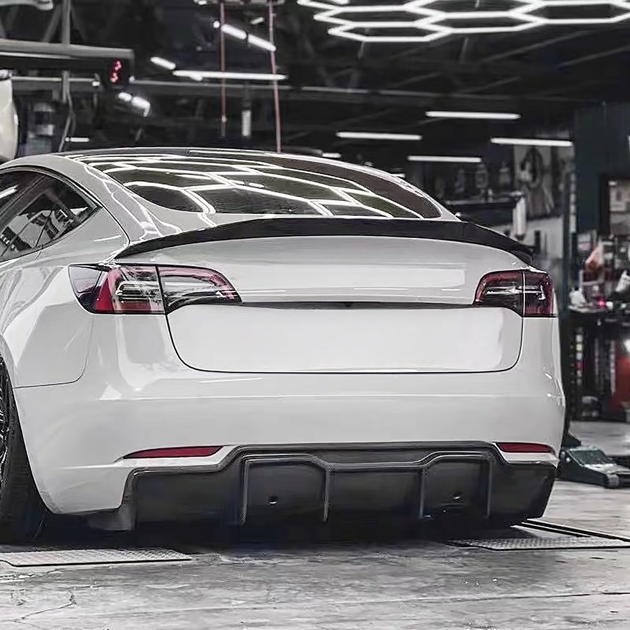 Teego V-Style Carbon Fiber Aero Kit for Tesla Model 3 (2017-2023)