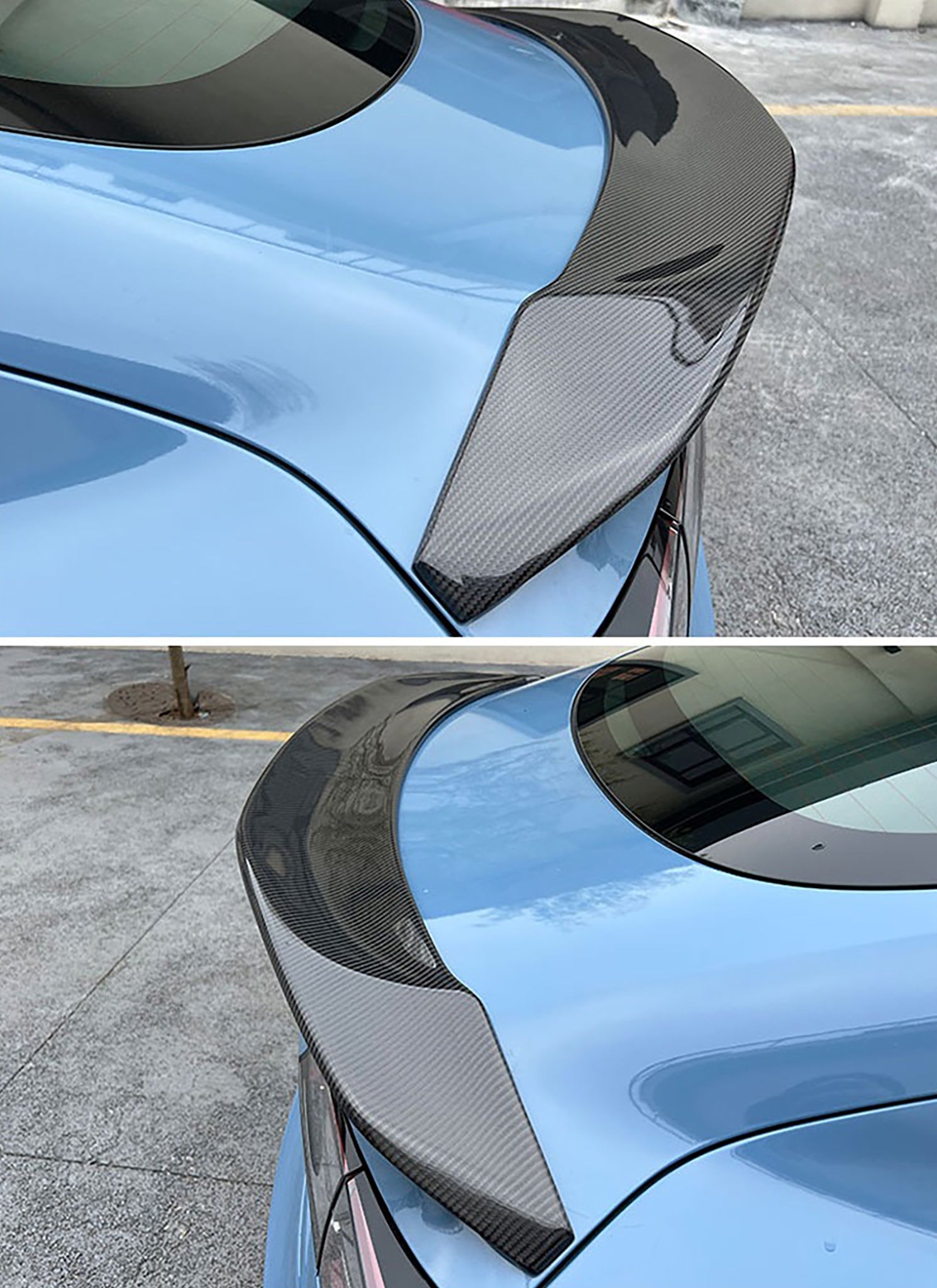 Teego V-Style Carbon Fiber Aero Kit for Tesla Model 3 (2017-2023)