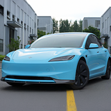 Real Carbon Fiber Aero Front Lip Spoiler for 2024+ Tesla Model 3 (Standard & Long Range) | OEM Fit, Aerodynamic Upgrade