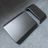 Real Carbon Fiber Armrest Cover & Rear Screen Frame Cover for Tesla Cybertruck (2 Pcs)