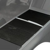 Real Carbon Fiber Center Console Overlays for Tesla Highland 2024+ Model 3 (3 pieces)