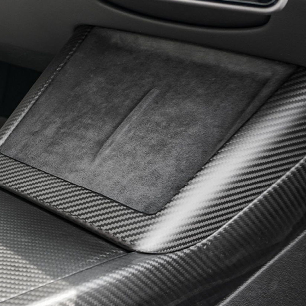 Carbon Fiber Charging Pad Frame for Tesla Model Y Juniper