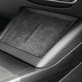 Carbon Fiber Charging Pad Frame for Tesla Model Y Juniper