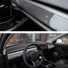 Teego Tesla Model 3/Y Dry Carbon Fiber Dashboard Cover | OEM Fit, UV-Resistant