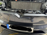 Tesla Model S Carbon Fiber Front Bumper Inlay | High-Gloss OEM Style Upgrade 2016-2025