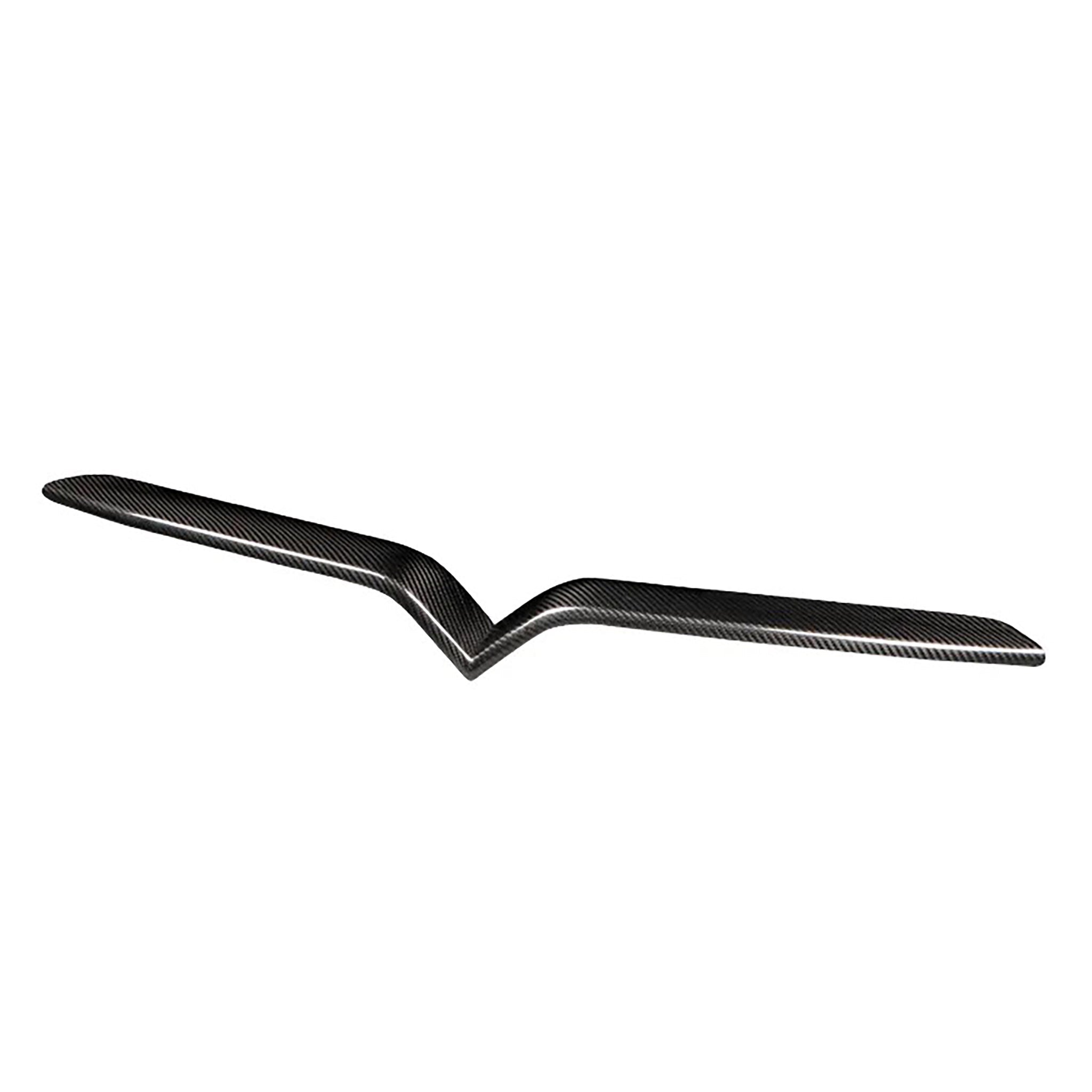 Real Carbon Fiber Front Bumper Inlay For Tesla Model X 2017-2026 | Teego