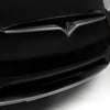 Real Carbon Fiber Front Bumper Inlay For Tesla Model X 2017-2026 | Teego