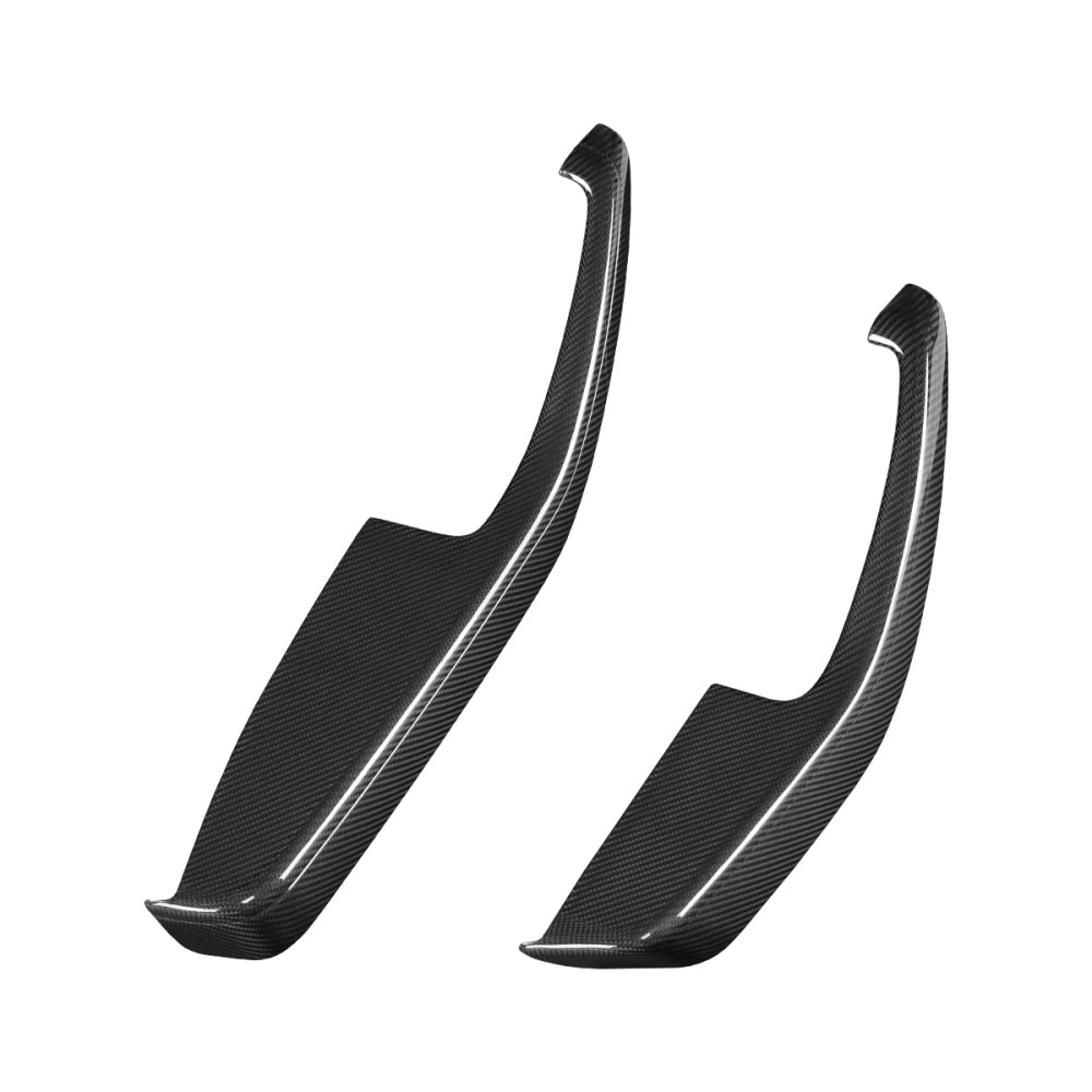Real Carbon Fiber Front & Rear Door Armrest Covers for 2024+ Model 3 Highland