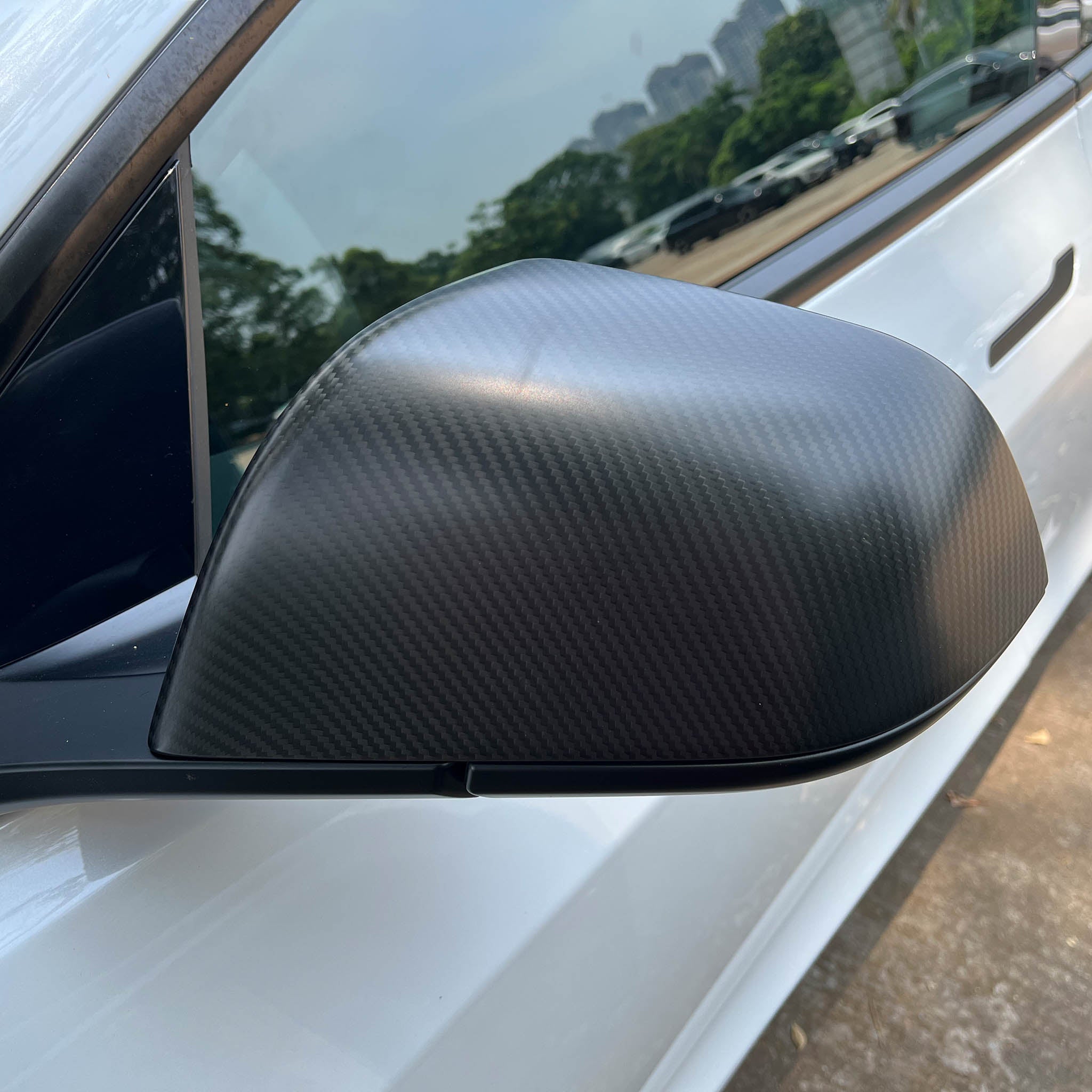 Tesla Model 3/Y Dry Carbon Fiber Mirror Caps (Incl. Highland)