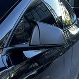 Matte Carbon Fiber Mirror Caps installed on Tesla Model Y